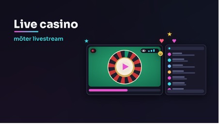 Liknelser mellan live streaming och live casino